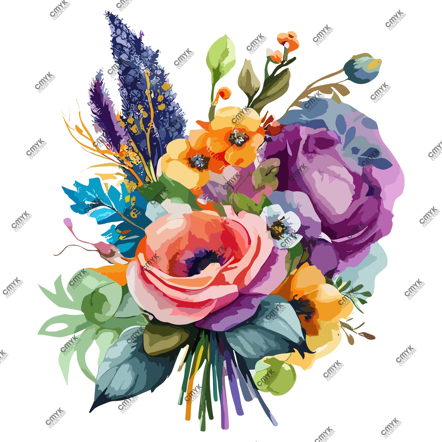 ÇİÇEKLER DTF TRANSFER-0001