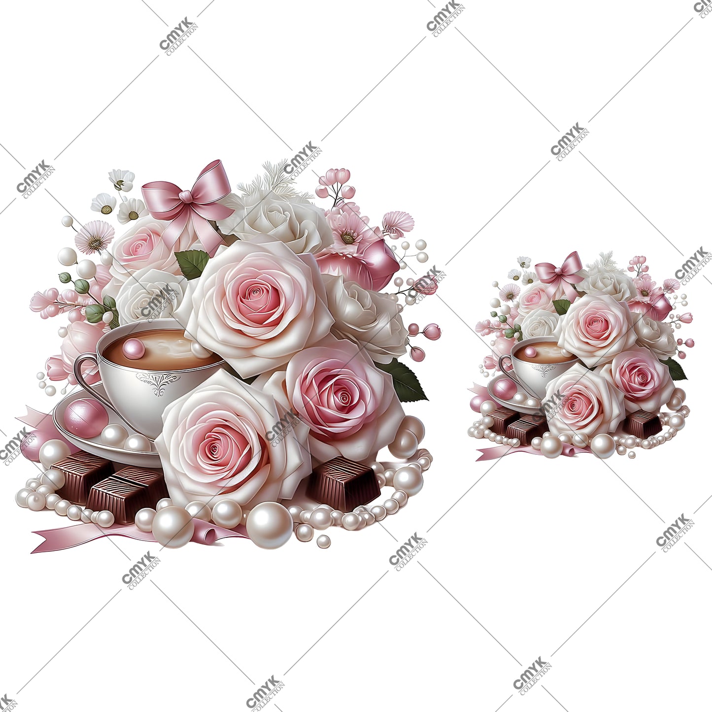 KAHVE SAATİ DTF TRANSFER-0009