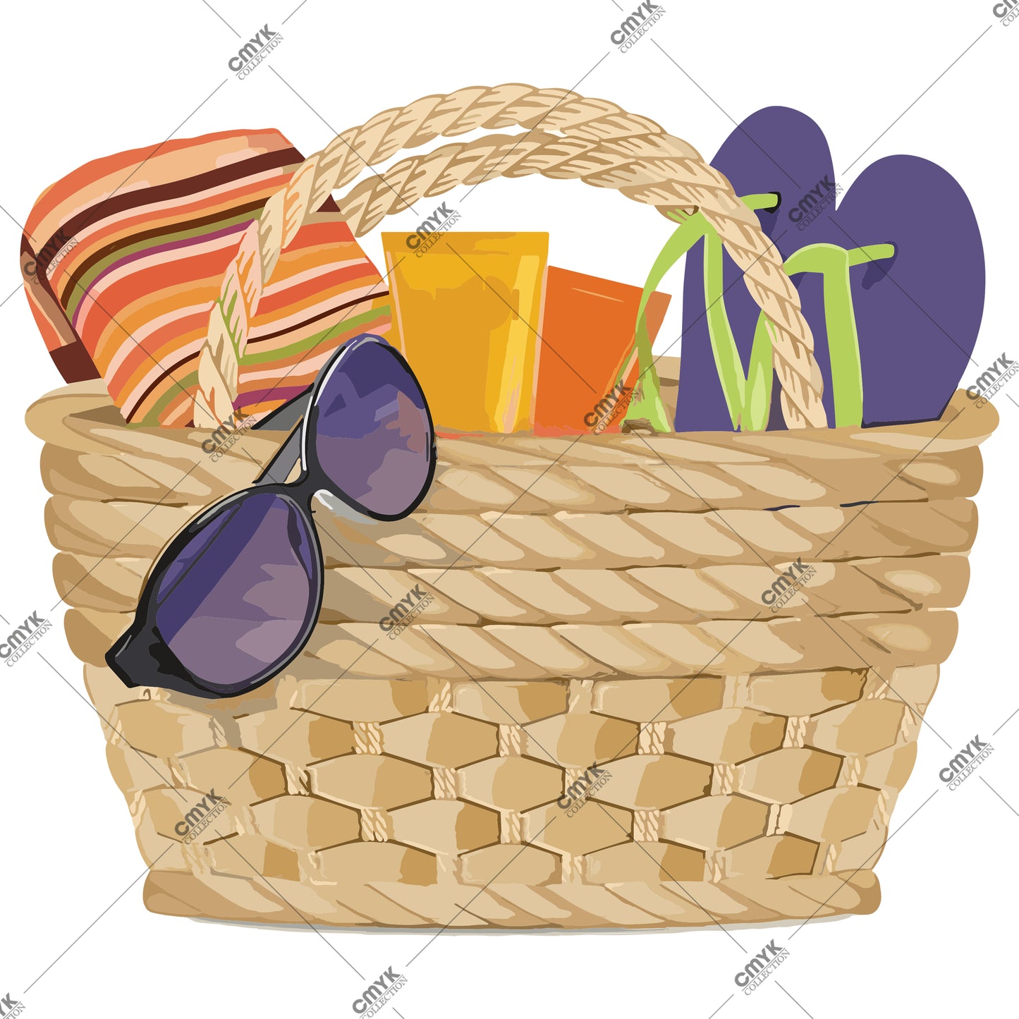 YAZ KOLEKSİYONU DTF TRANSFER -0001 (25 cm)