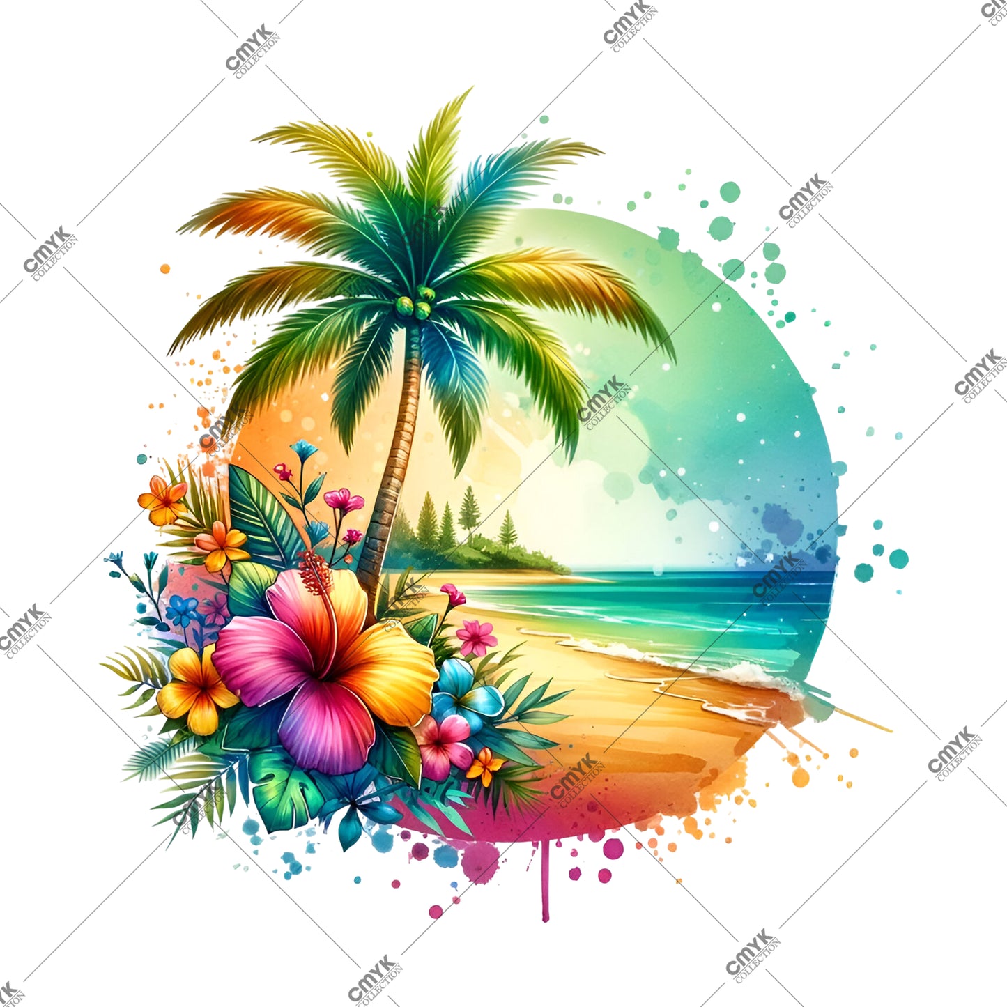 YAZ KOLEKSİYONU DTF TRANSFER -0062 (25 cm)