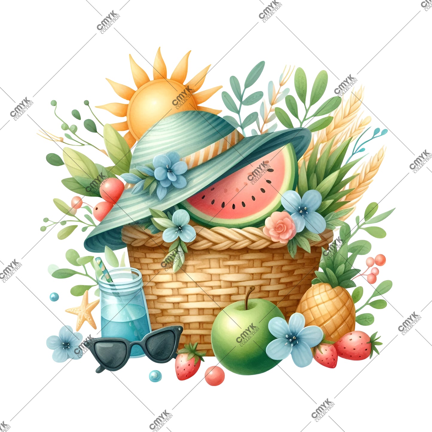 YAZ KOLEKSİYONU DTF TRANSFER -0070 (25 cm)