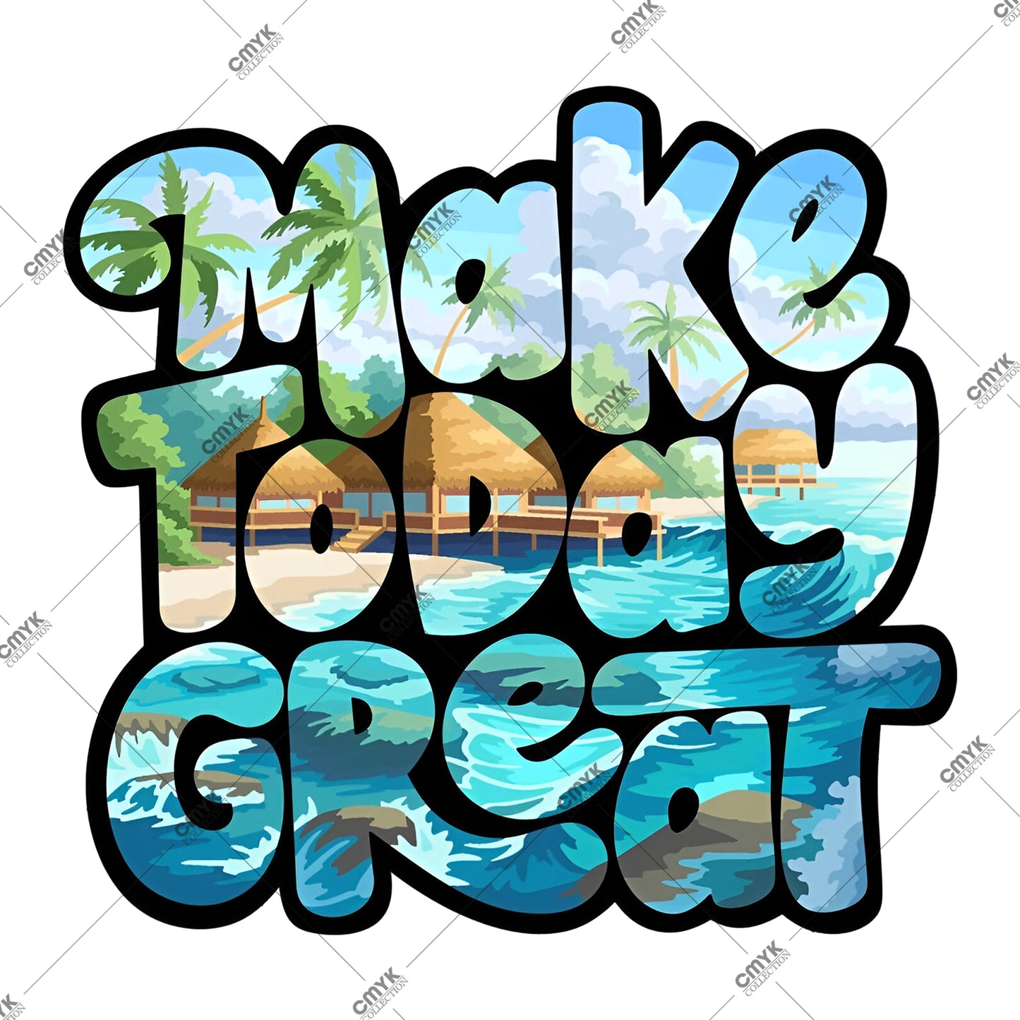 YAZ KOLEKSİYONU DTF TRANSFER -0078 (25 cm)