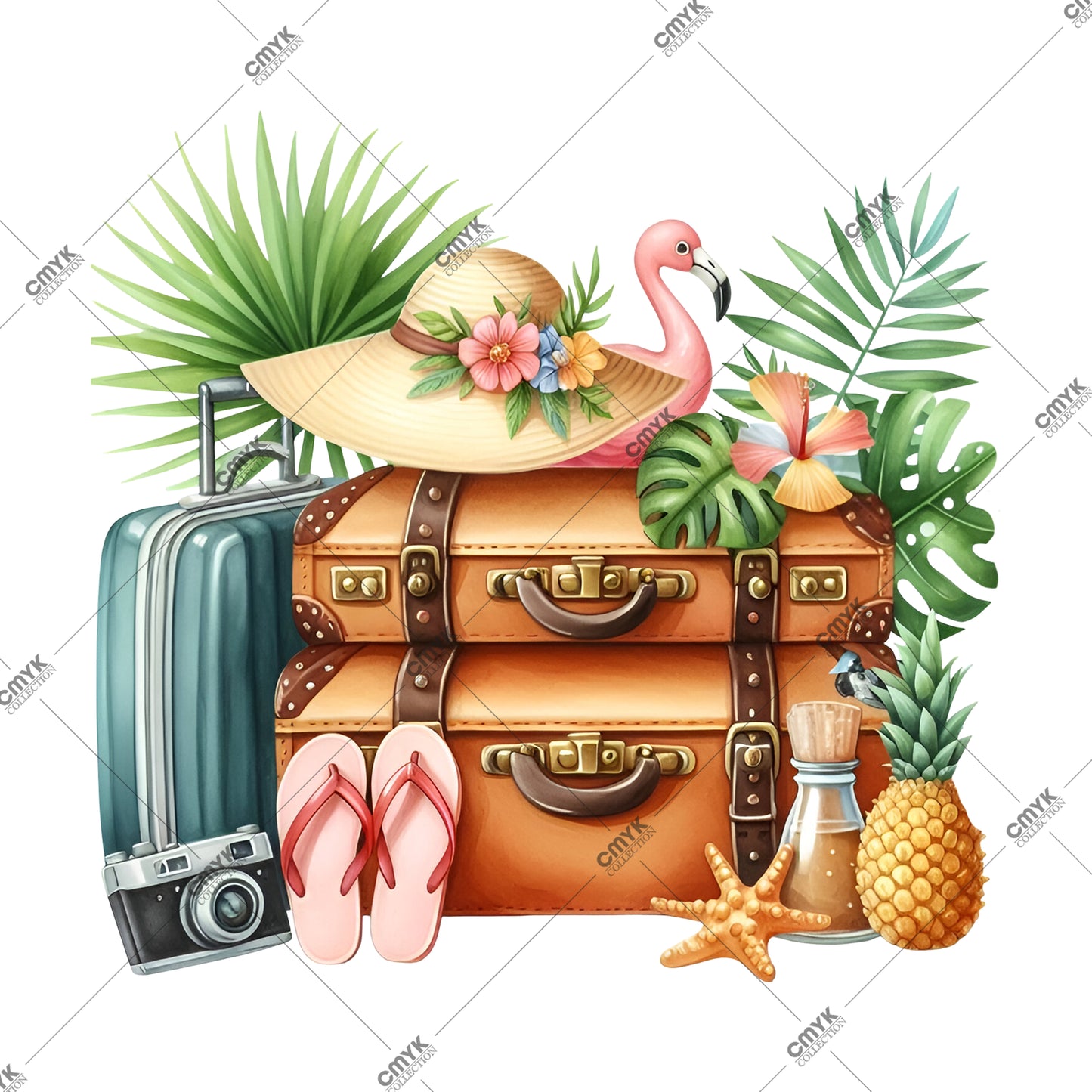 YAZ KOLEKSİYONU DTF TRANSFER -0085 (25cm)