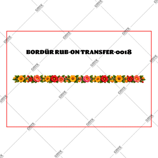 BORDÜR RUB-ON TRANSFER-0018 5X150 cm