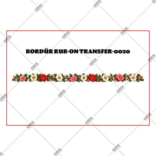 BORDÜR RUB-ON TRANSFER-0020 5X150 cm