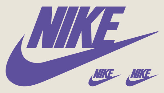 NİKE LOGO MOR DTF TRANSFER