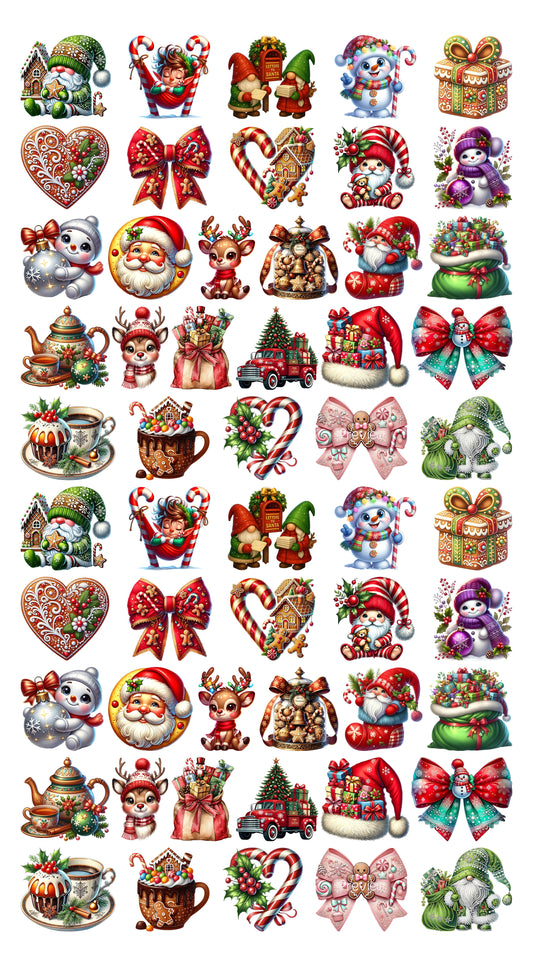 YENİ YIL SET- 4 (10CM - 54 ADET)